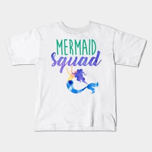 Mermaid Squad Kids T-Shirt